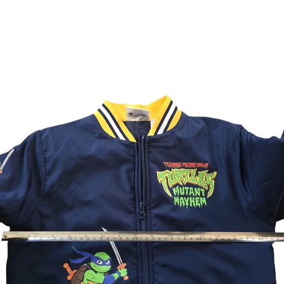 Nickelodeon Teenage mutant ninja turtles bomber jacket SZ 8 Mutant Mayhem - Picture 7 of 8